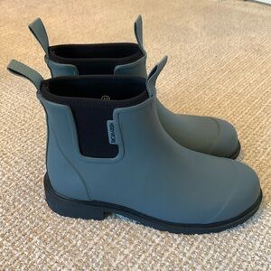Merry People Bobbi Rain Boot Slate Gray 9